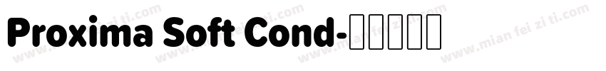 Proxima Soft Cond字体转换